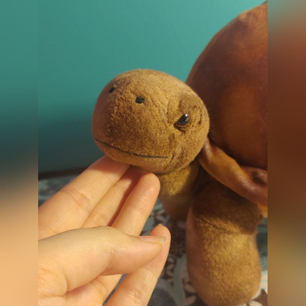Wild Republic Brown Southwestern Desert Land Tortoise  Soft Animal Plush 12" EUC
